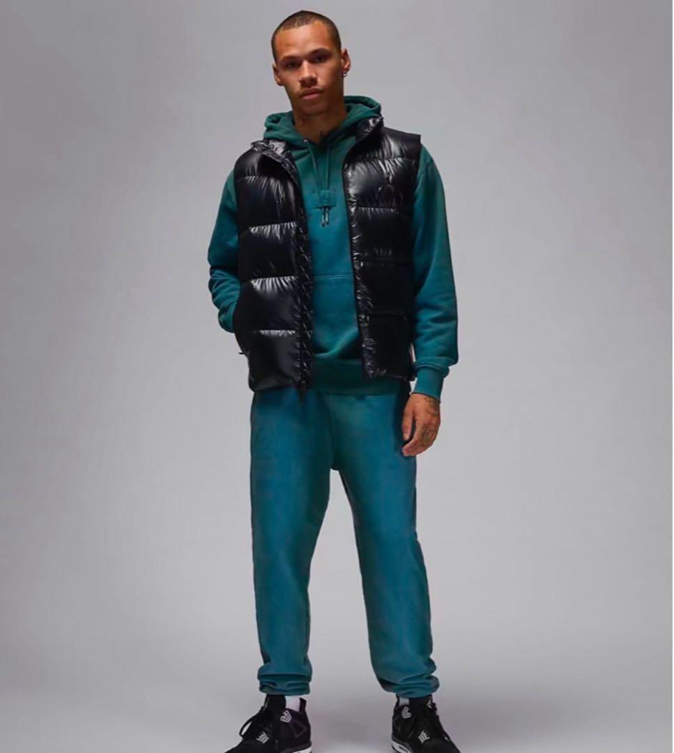 2XL NIKE ナイキ　ジョーダン　 ブラックロゴ フライト　ダウンベスト