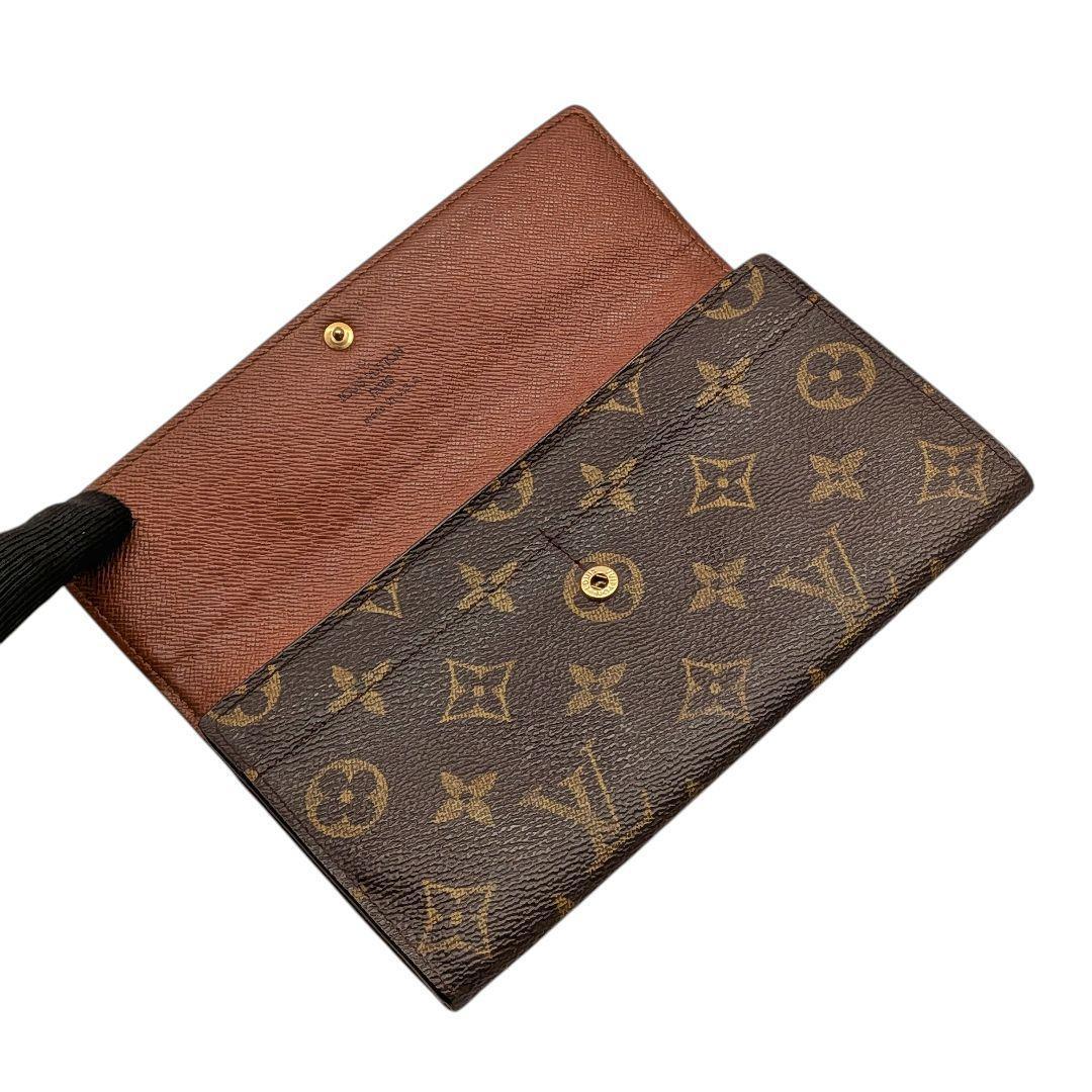 【美品】ルイヴィトン ポシェット ポルトモネ クレディ モノグラム 長財布