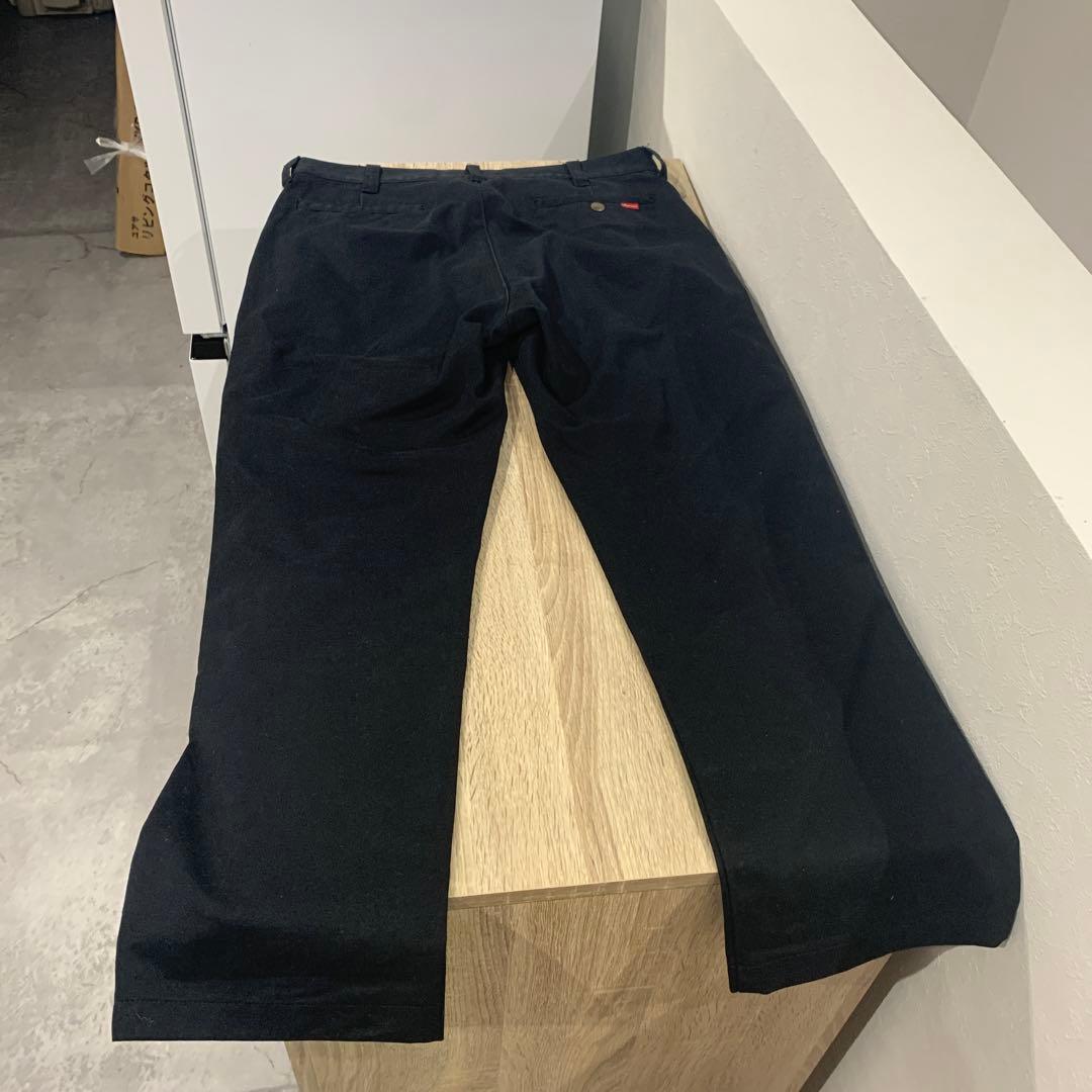 【s.t531】Supreme 黒 ワークパンツ　サイズ32
