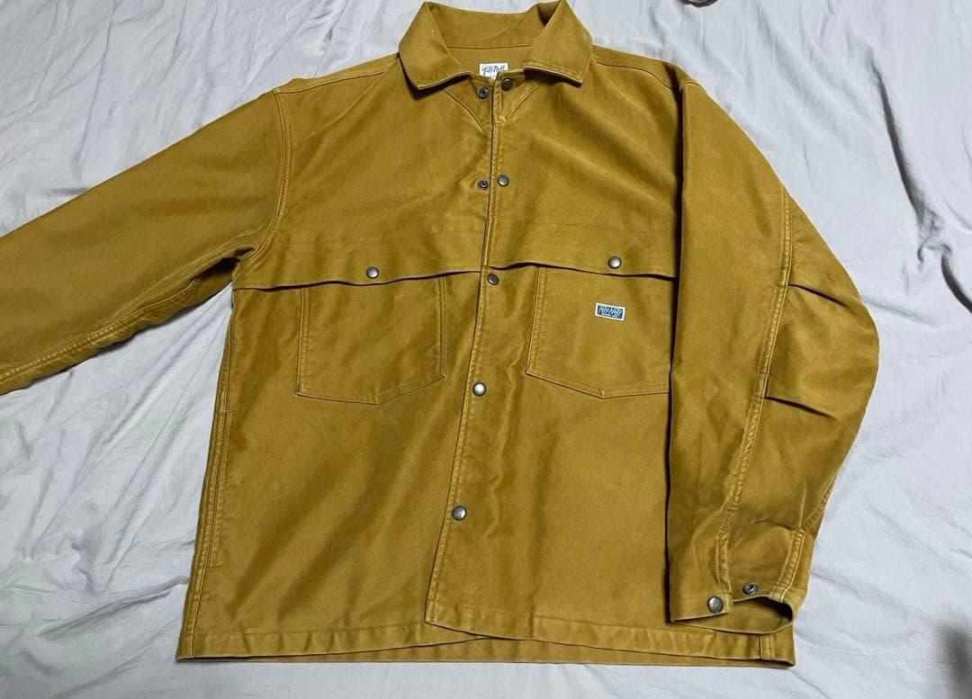 【Radiall】タグ付きワークジャケット キャメル L