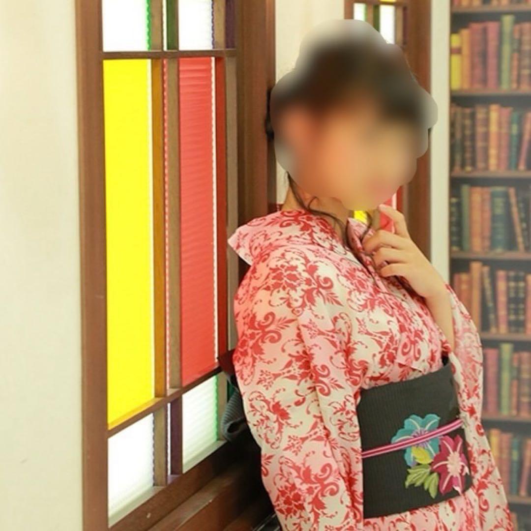 【7/30まで限定価格】ダマスク柄ピンク浴衣　キモノグラースオリジナル浴衣