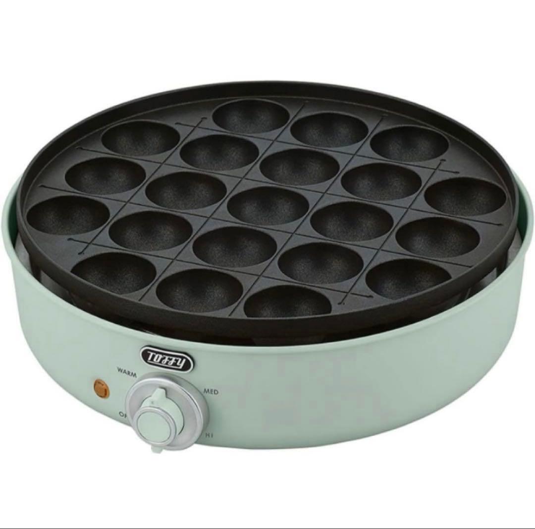 【新品未使用】Toffy 電気グリル鍋　ペールアクア