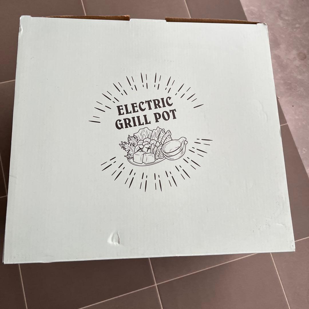 【新品未使用】Toffy 電気グリル鍋　ペールアクア