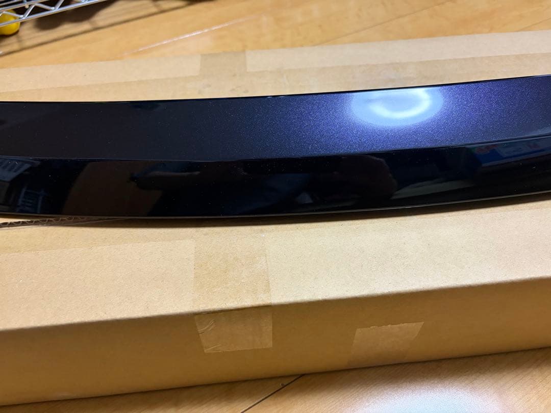 60ハリアー　ボンネットフード モールディング スパークリングブラックパールCS