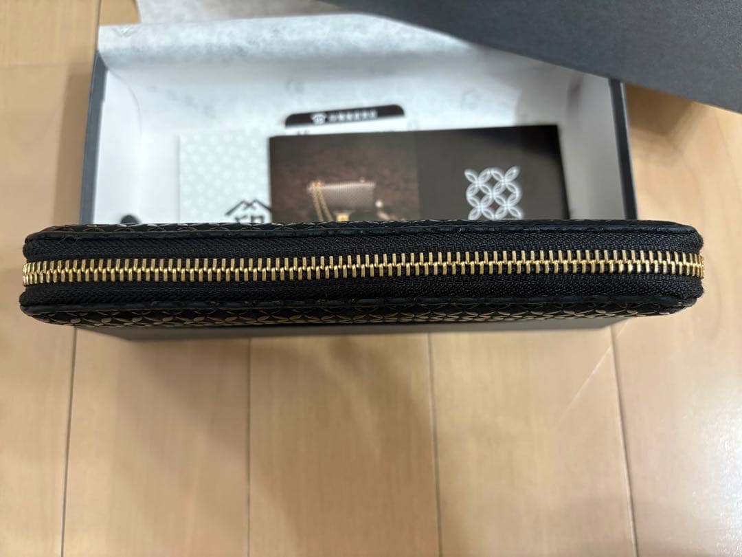 INDEN-YA 印傳屋 長財布　ラウンドファスナー