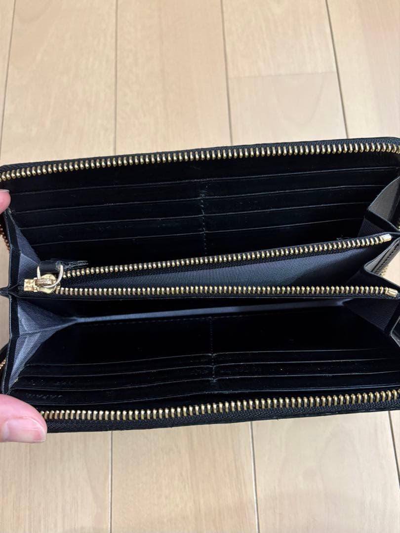 INDEN-YA 印傳屋 長財布　ラウンドファスナー