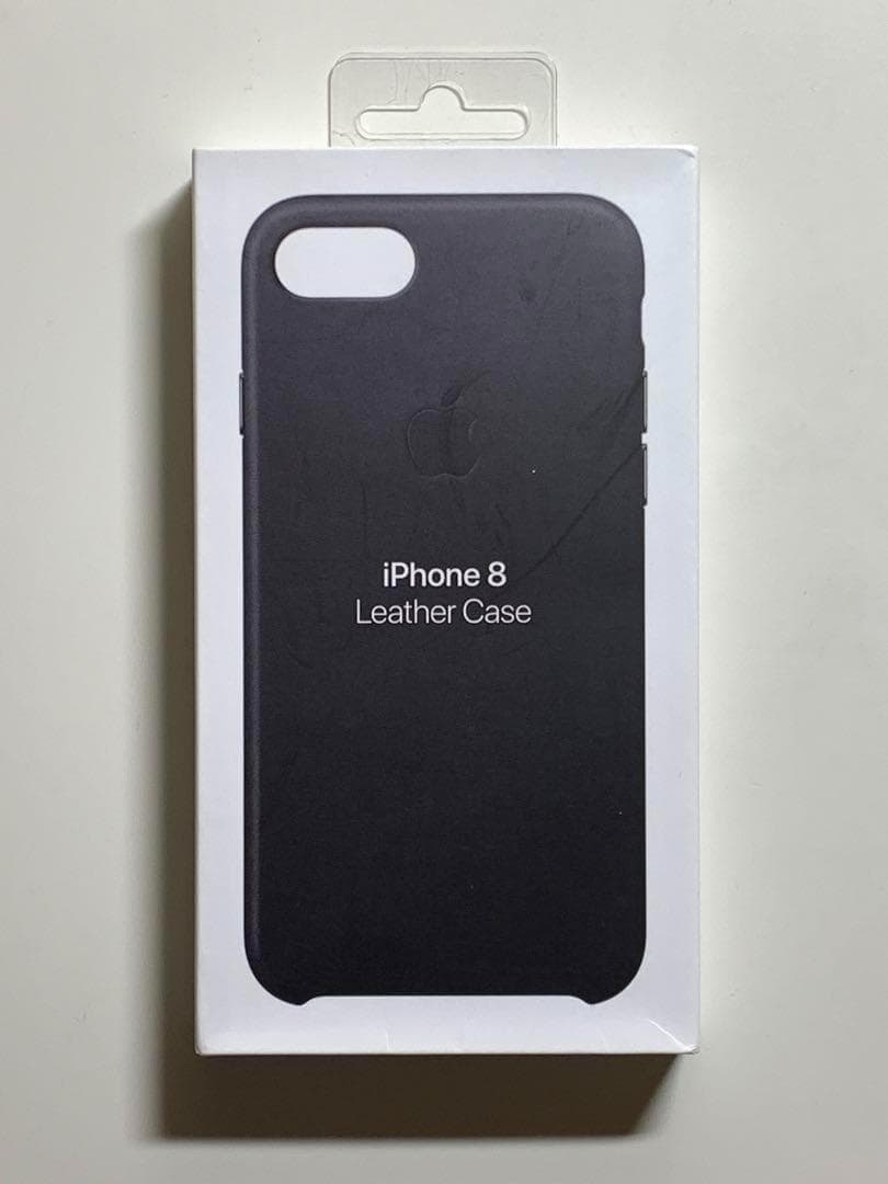 【新品】純正 iPhone 7 / 8 / SE レザーケース・ブラック①