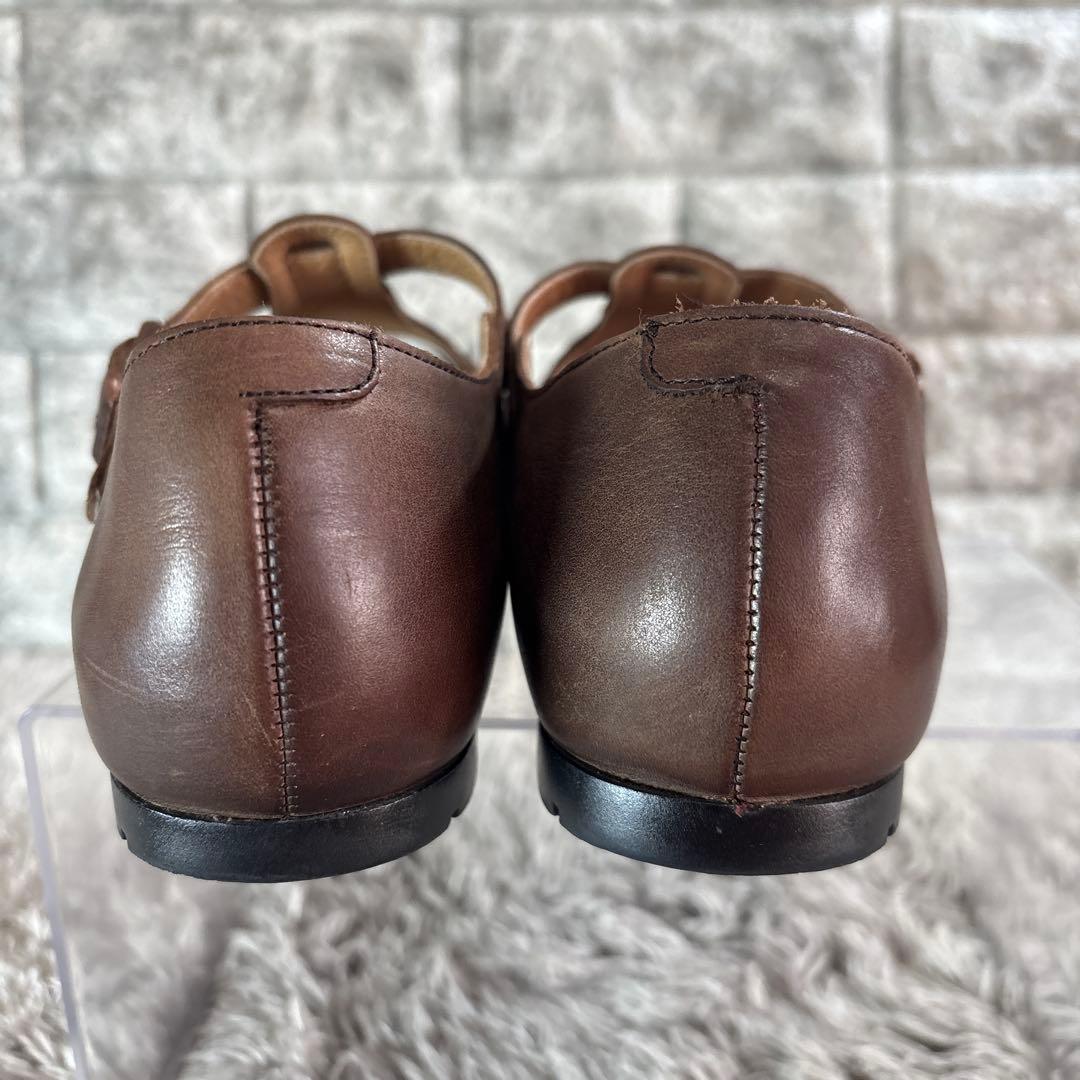 極美品❣️BIRKENSTOCK ティッケル 本革 ストラップシューズ
