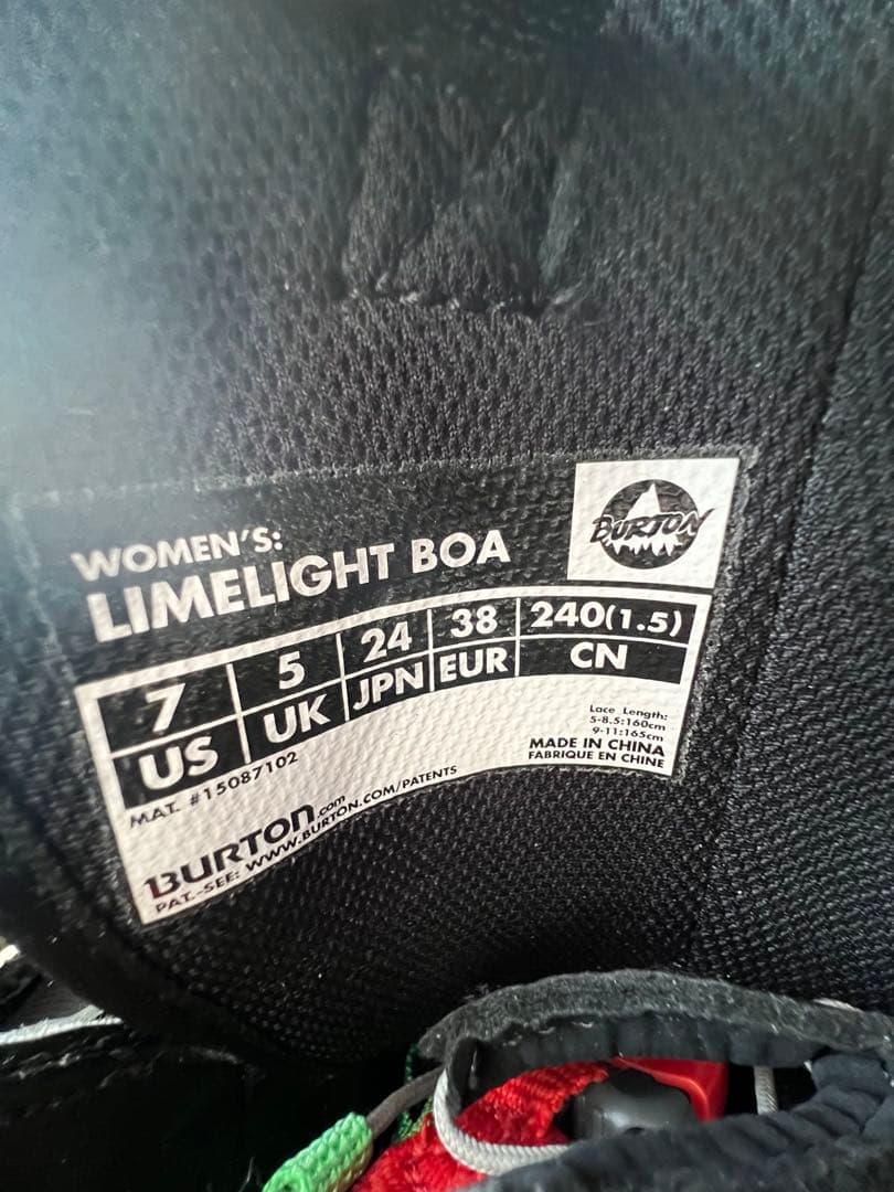 BURTON ブーツ　BURTON LIMELIGHT 24cm