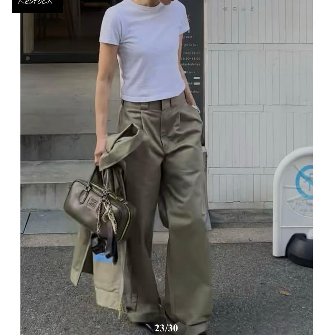 ok.soon×dickies wide chino pants(new )