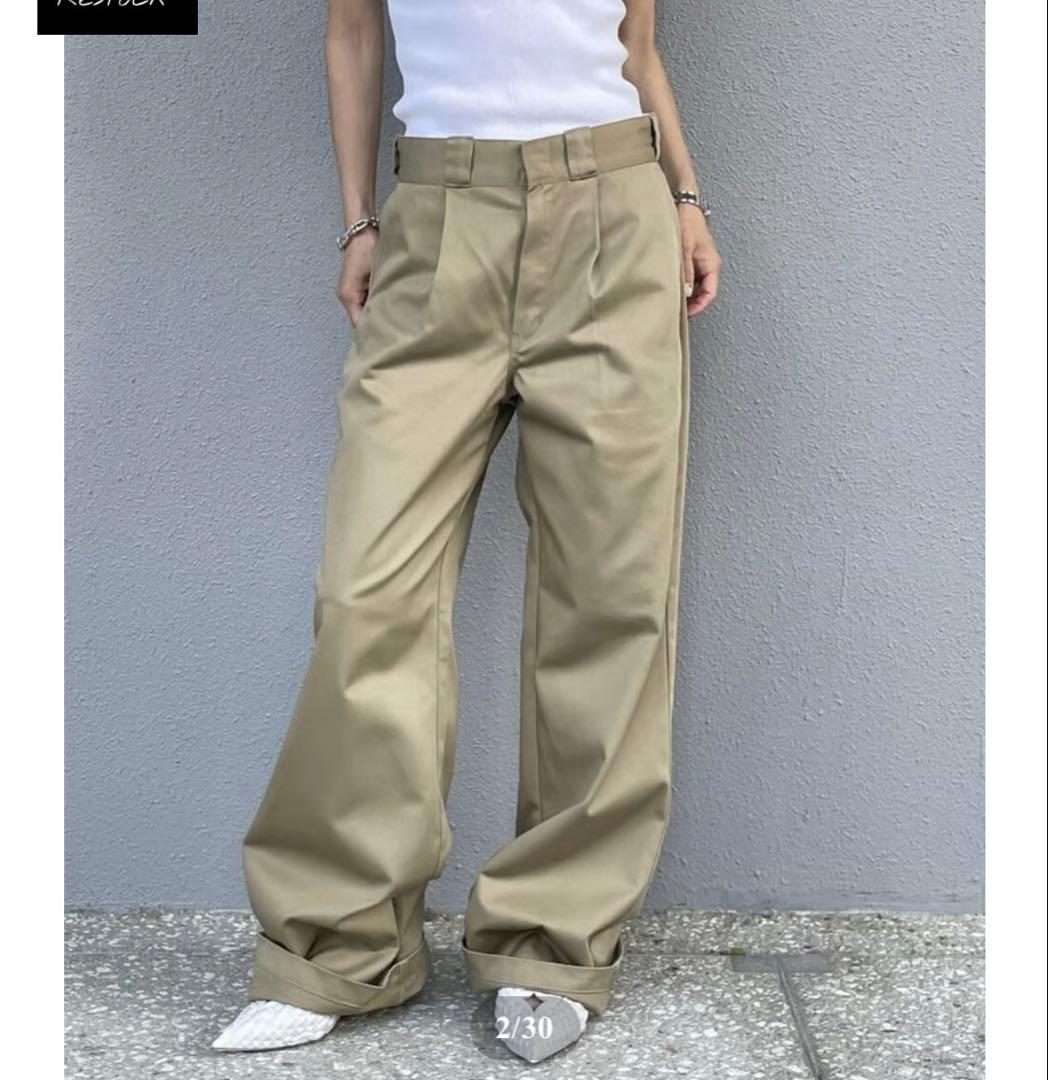ok.soon×dickies wide chino pants(new )