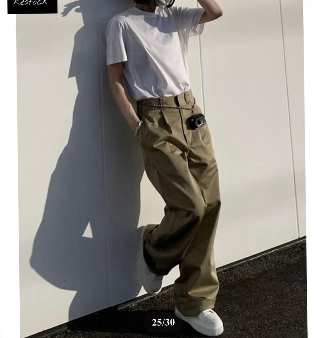 ok.soon×dickies wide chino pants(new )