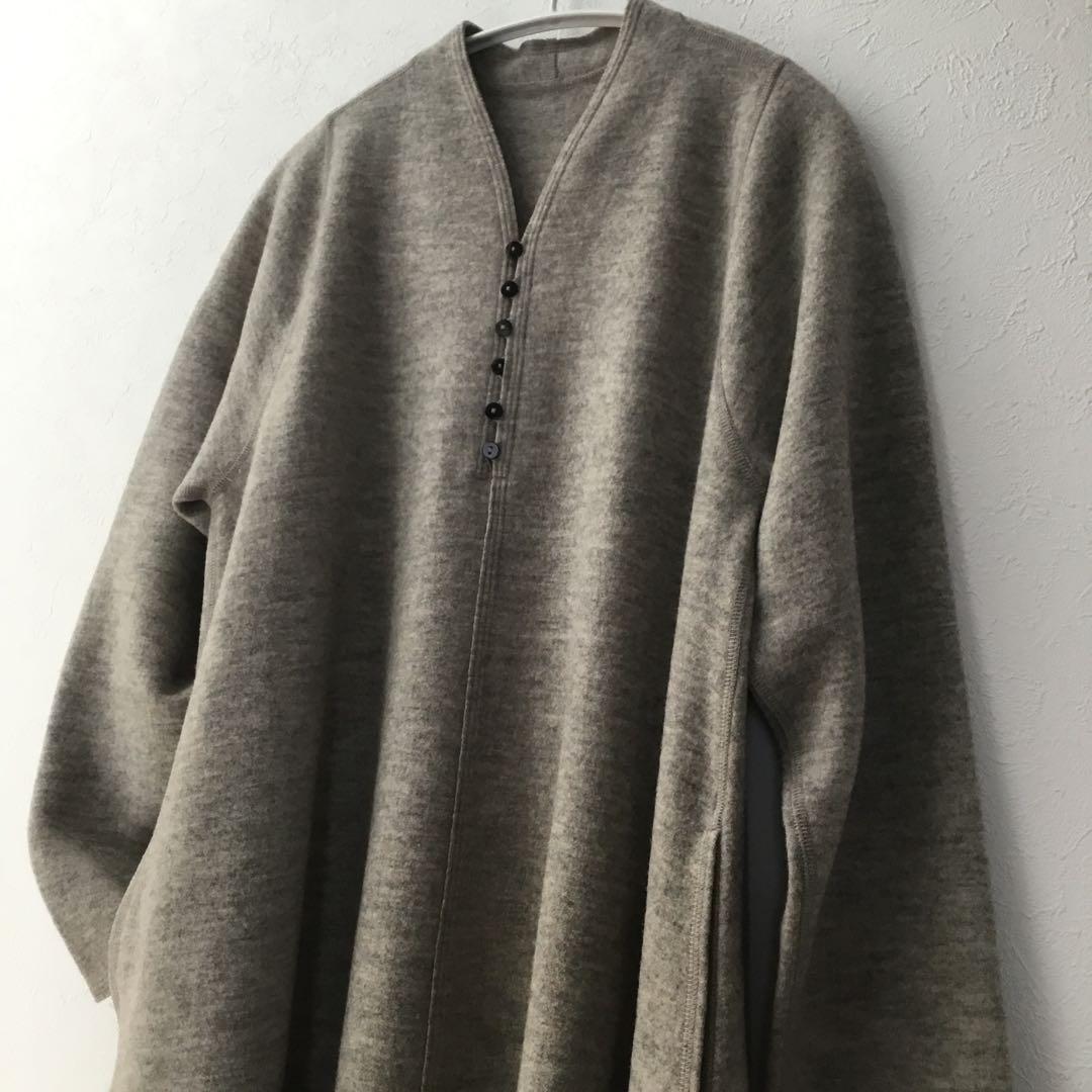 ババグーリ ＊未使用＊2021ウール天竺フェルトのドレス　ヨーガンレール