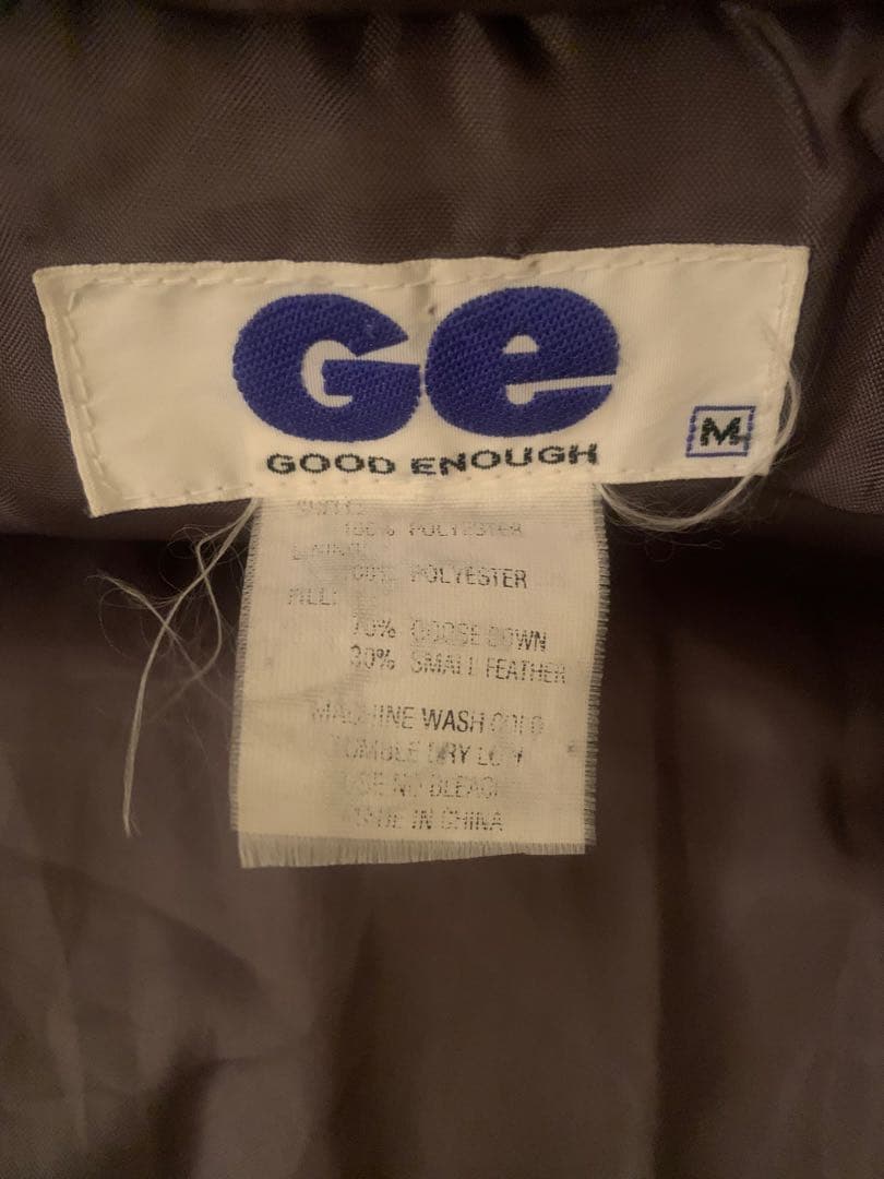 l*y様 90年代 GOOD ENOUGH グッドイナフ ダウンジャケット　カー
