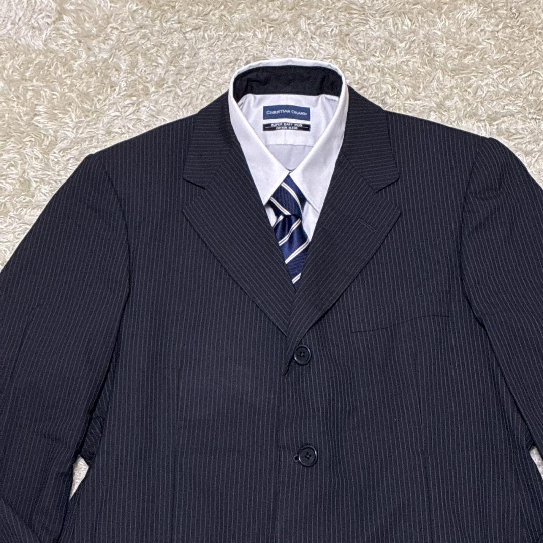 美品✨ブルックスブラザーズ 高級スーツ上下 セットアップ ストライプ 背抜き