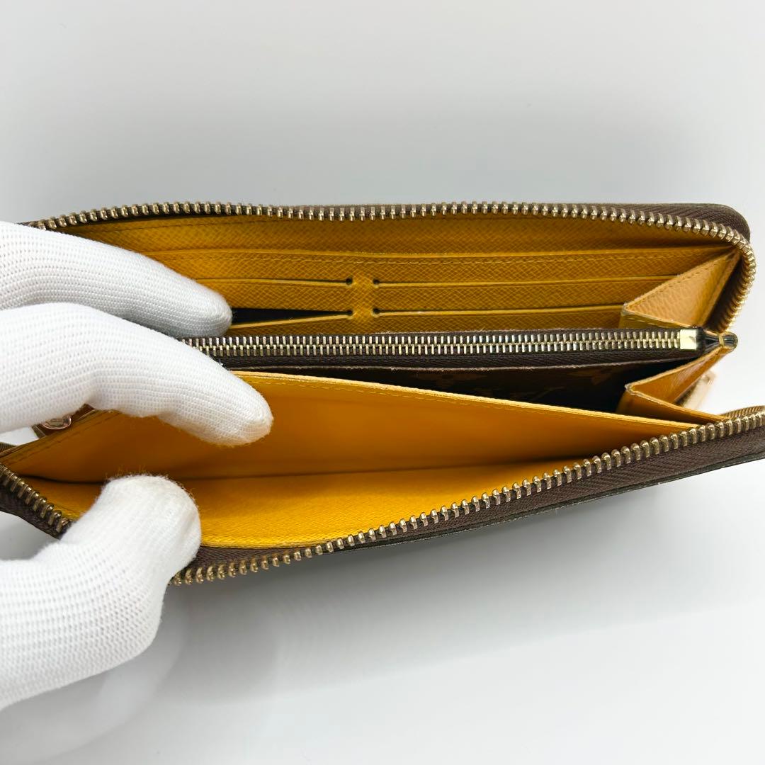【極美品】ルイヴィトン　ダミエ　ポルトフォイユ・クレマンス　ラウンドファスナー