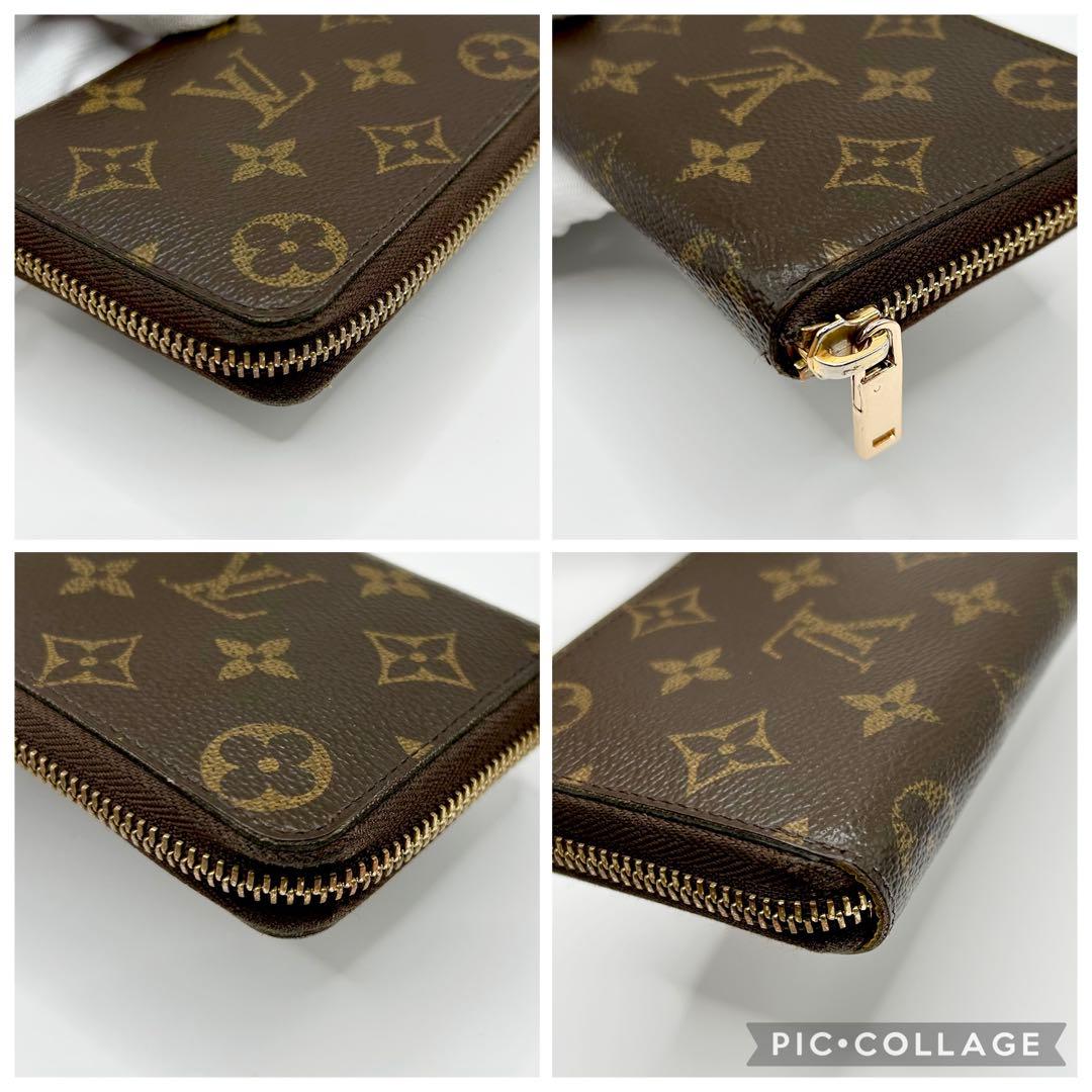 【極美品】ルイヴィトン　ダミエ　ポルトフォイユ・クレマンス　ラウンドファスナー