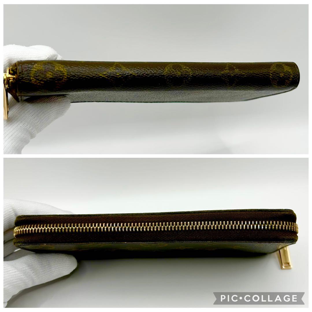 【極美品】ルイヴィトン　ダミエ　ポルトフォイユ・クレマンス　ラウンドファスナー