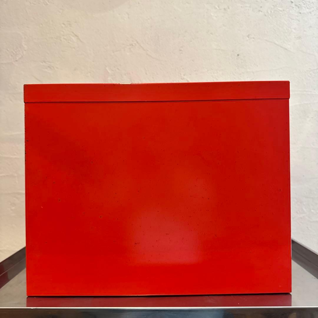 BISLEY BASIC スチールキャビネット 3段 レッド