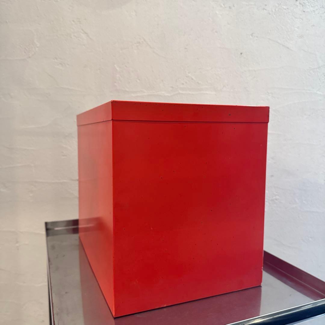 BISLEY BASIC スチールキャビネット 3段 レッド