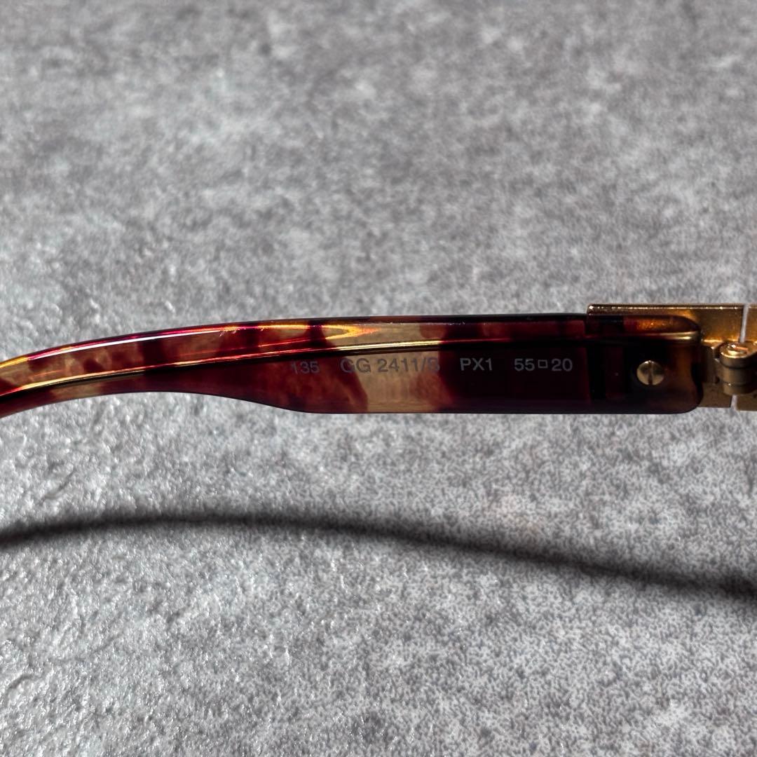 小物 00s y2k GUCCI square oval sunglasses