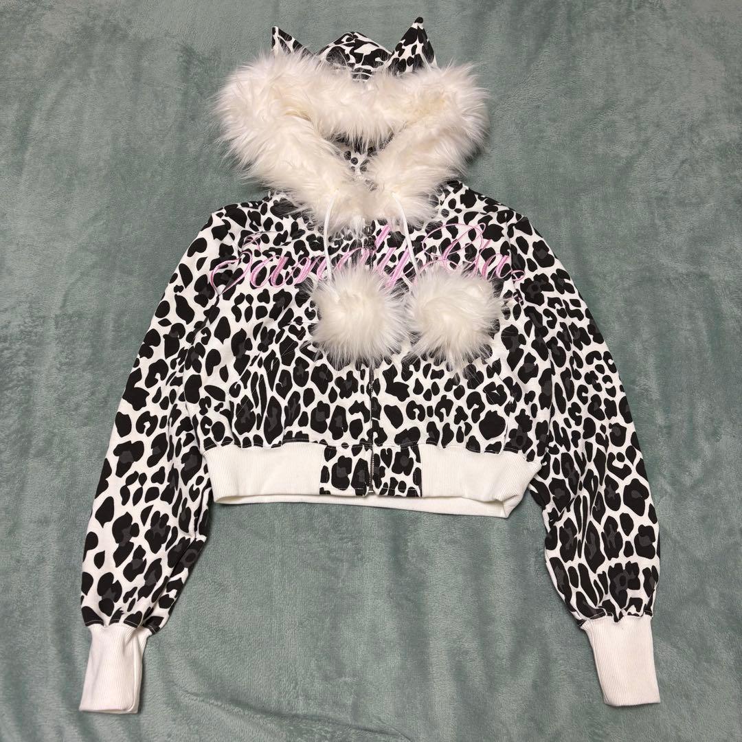 美品 キャンディー ガルフィー ぎゃるマシぱぁかぁ 25aw けも耳 パーカー