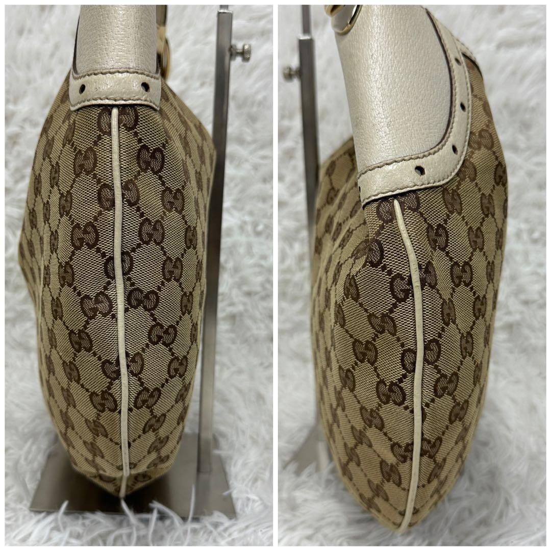 希少【GUCCI】ホーボー ワンショルダー GGキャンバス y2k 00s