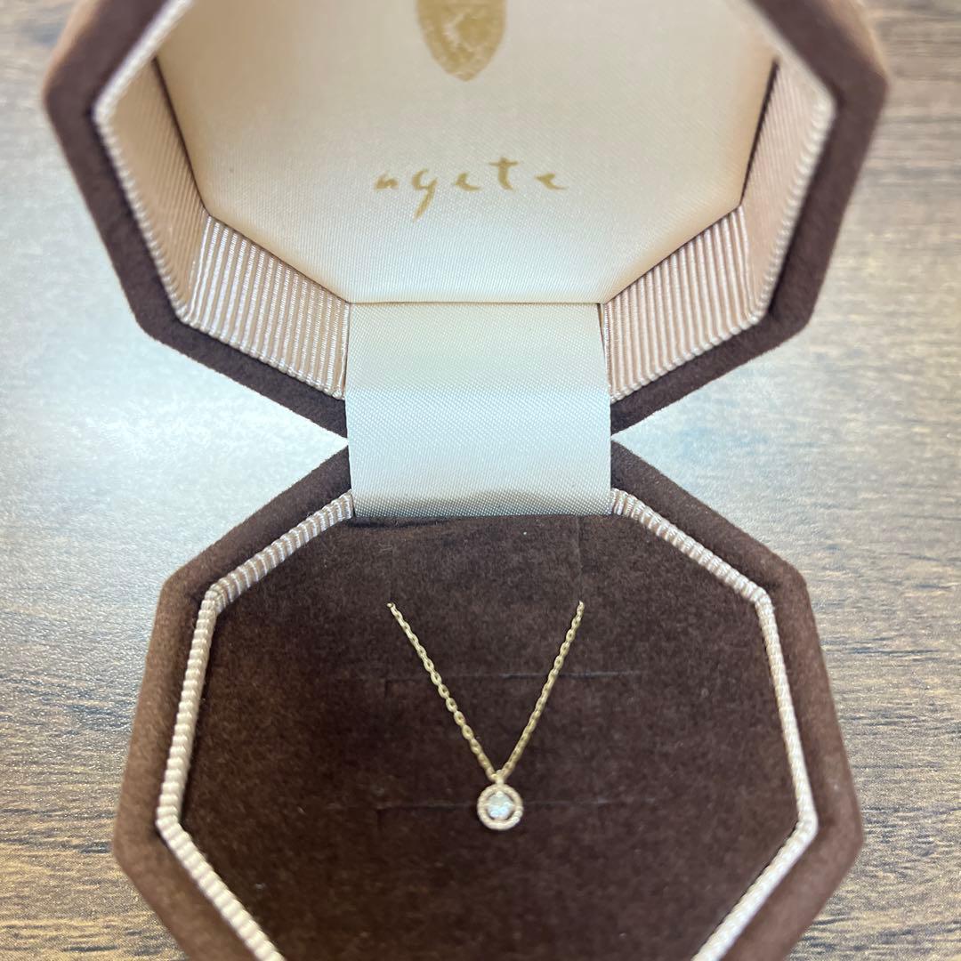 agate K10ダイヤモンドネックレス