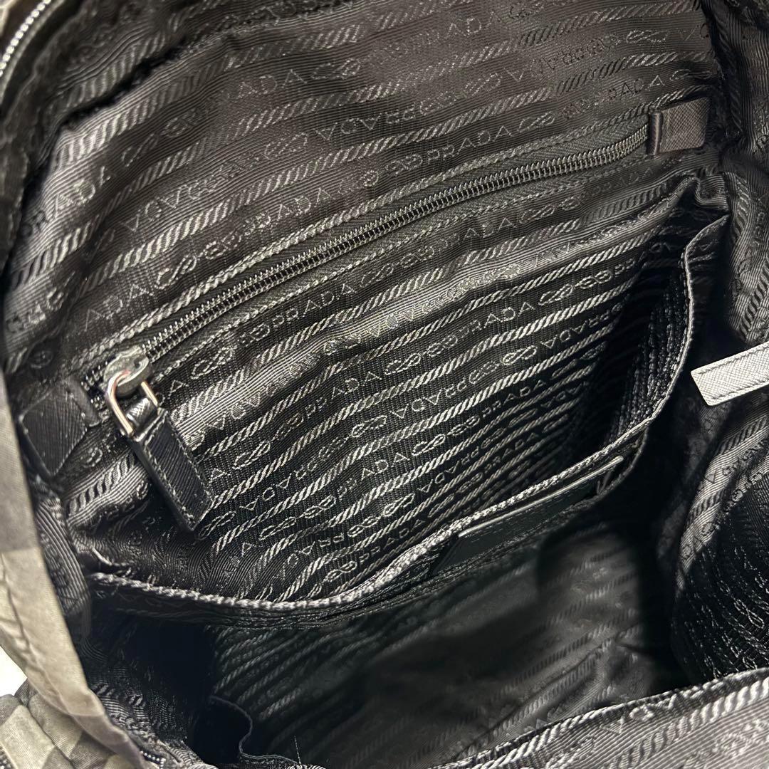 PRADA テスート バックパック リュックサック 三角ロゴ 迷彩 カモフラ
