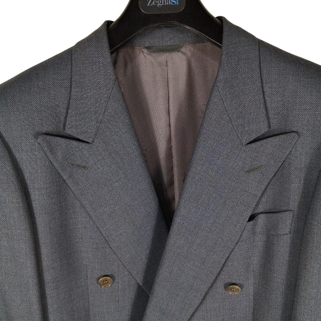 ​美品 チェルッティ 1881 ダブル セットアップ スーツ LL 希少 グレー