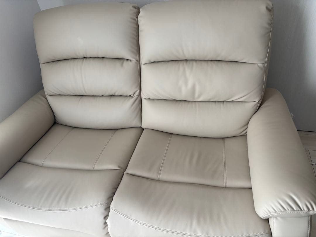 最終価格 ニトリ　２人掛け　電動リクライニングソファ