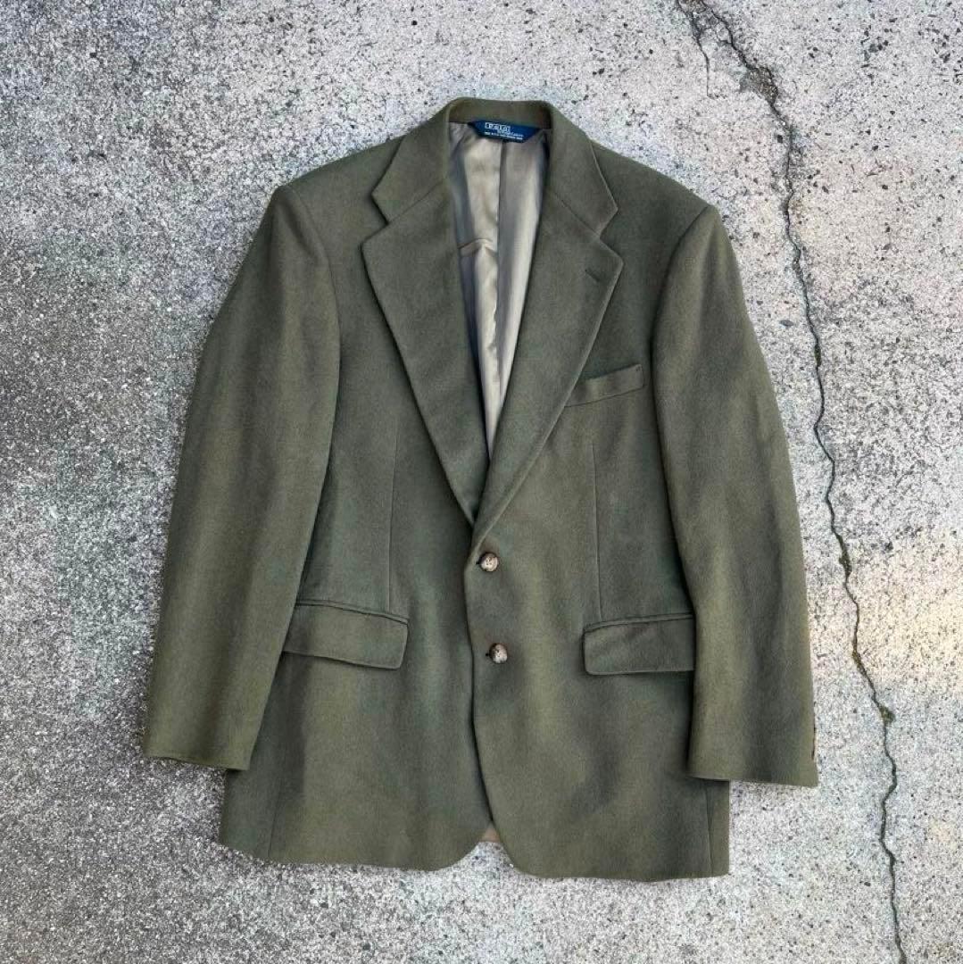 POLO Ralph Lauren テーラードジャケット オリーブグリーン