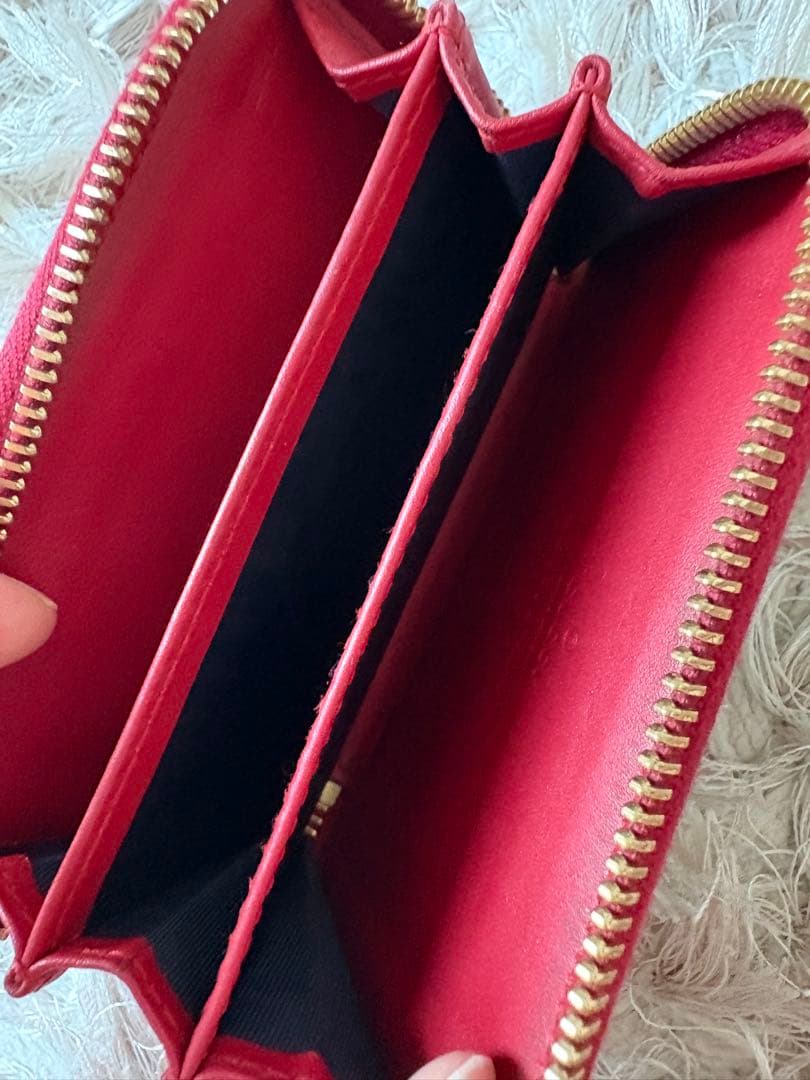 グッチ GG 花柄　ブルームス ケース カード ラウンドファスナー