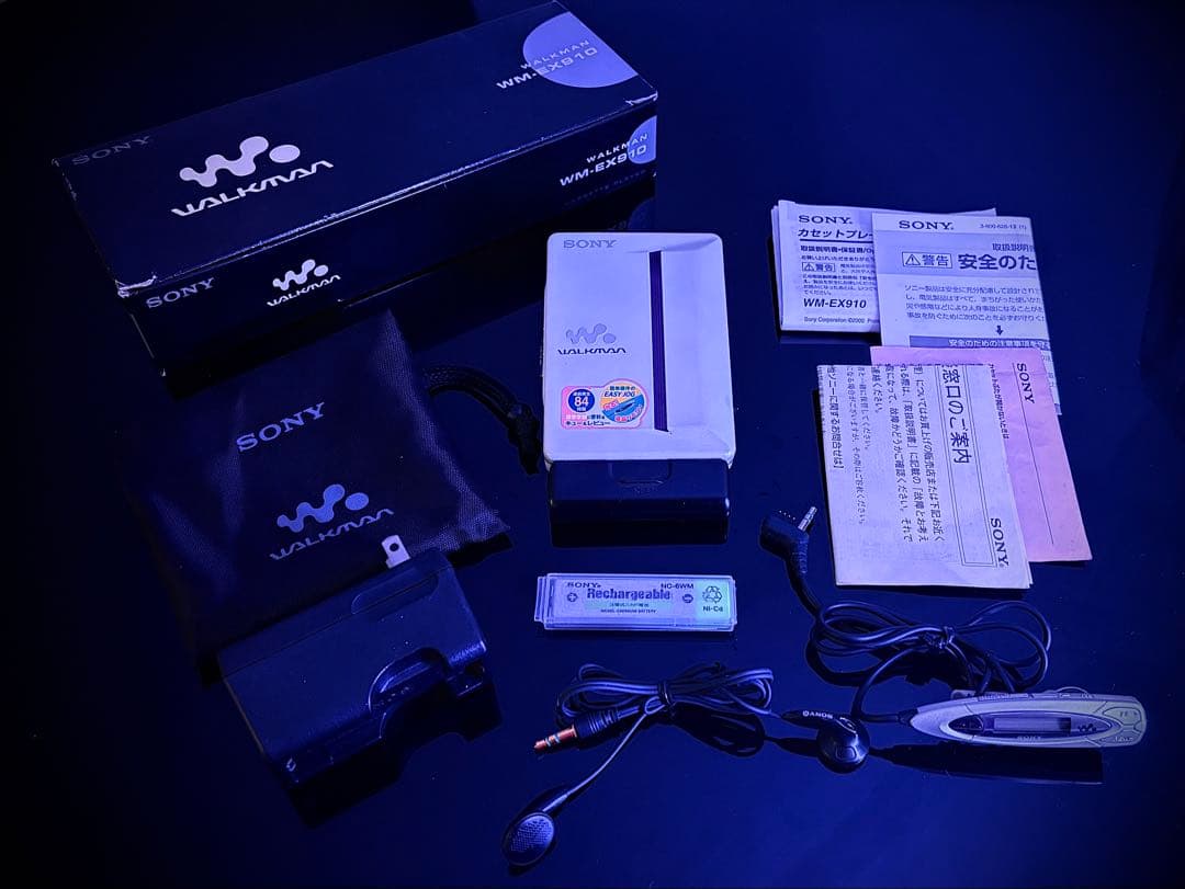 カセットウォークマンSONY WM-EX910元箱付属品「整備済み、完動超美品」