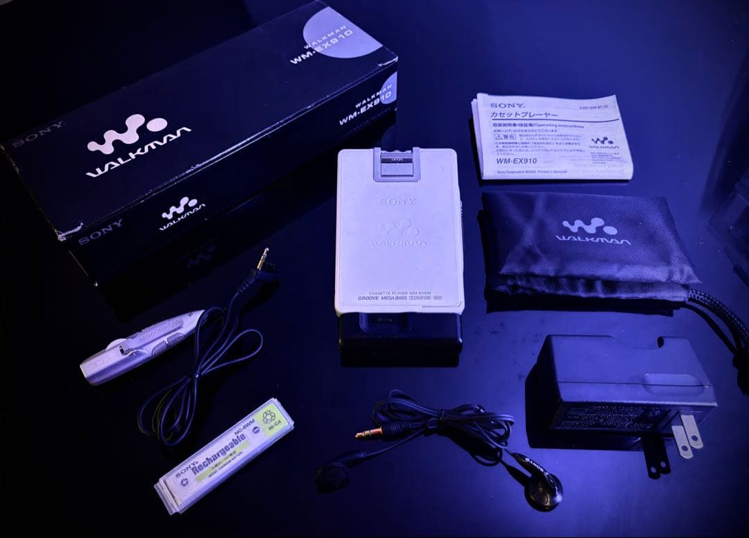 カセットウォークマンSONY WM-EX910元箱付属品「整備済み、完動超美品」