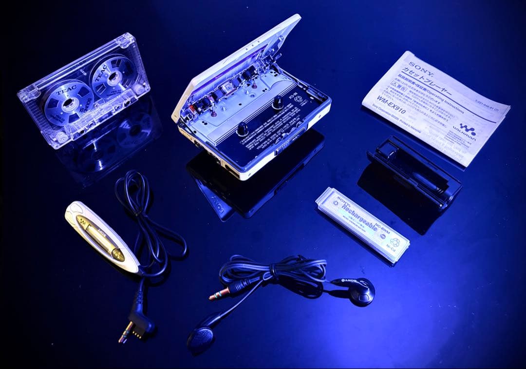 カセットウォークマンSONY WM-EX910元箱付属品「整備済み、完動超美品」