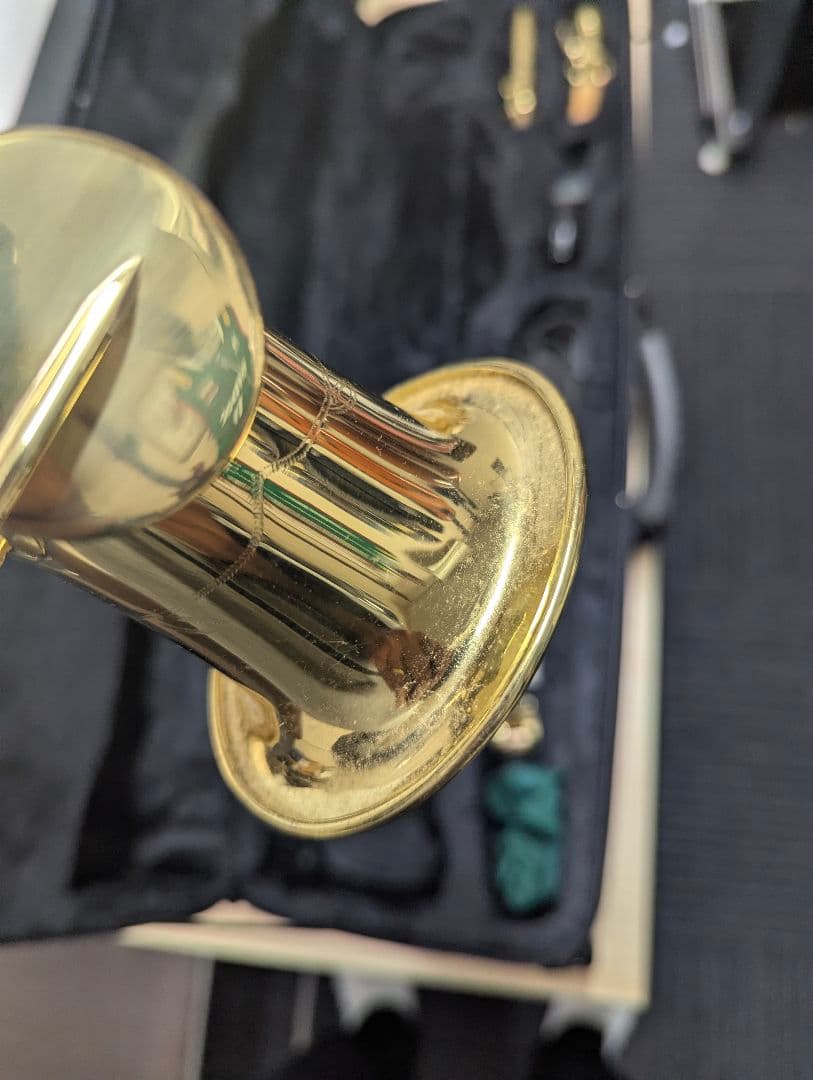 ソプラノサックス本体 パールキー付き　ジャンク品