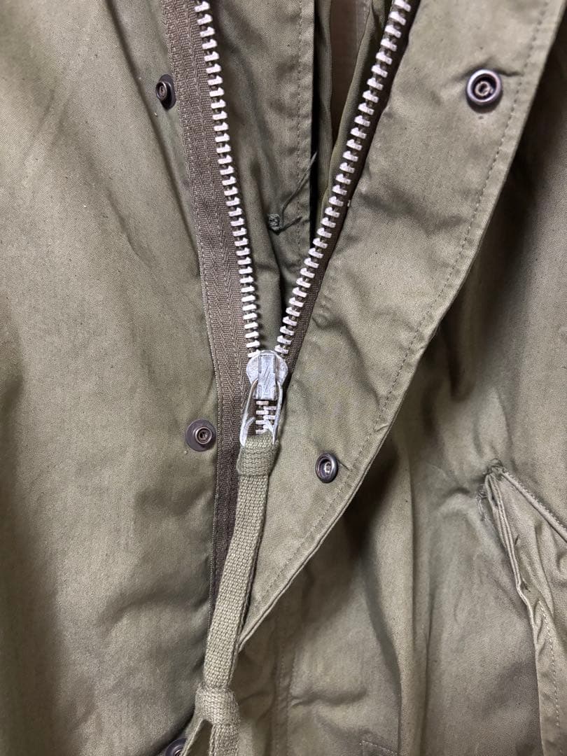 60sアルミジップS 米軍実物 M65 フィッシュテールパーカー ライナー付