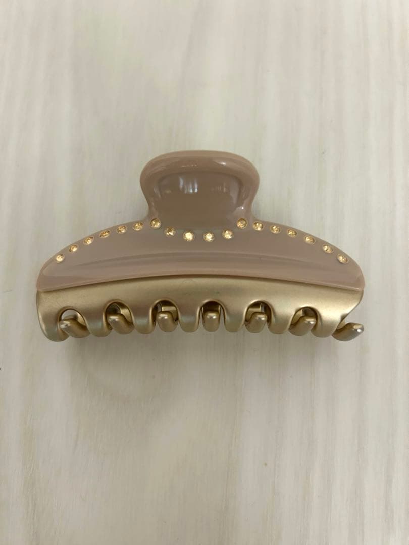 ALEXANDRE DE PARIS ストーン装飾ヘアクリップ