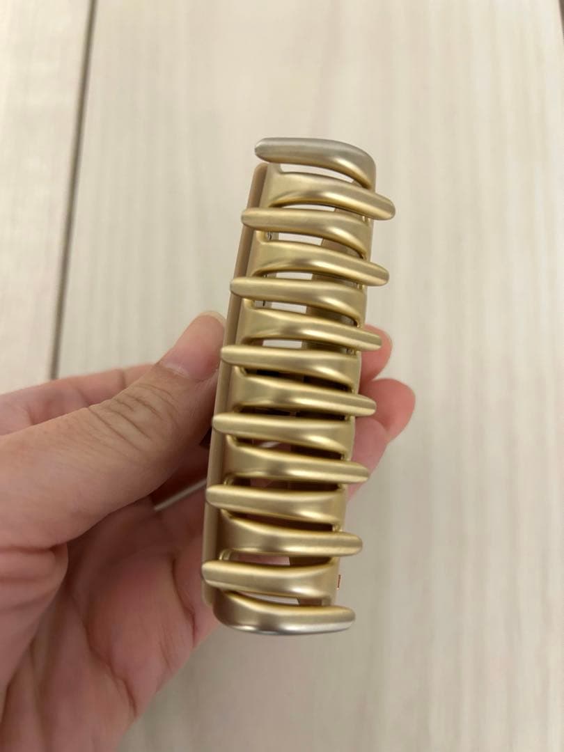 ALEXANDRE DE PARIS ストーン装飾ヘアクリップ