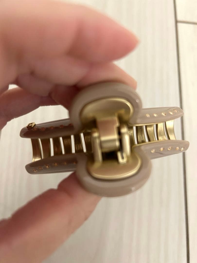 ALEXANDRE DE PARIS ストーン装飾ヘアクリップ