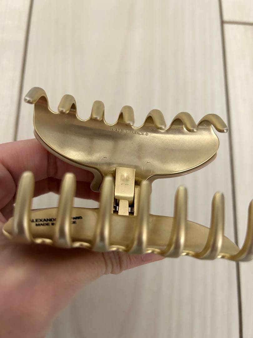 ALEXANDRE DE PARIS ストーン装飾ヘアクリップ