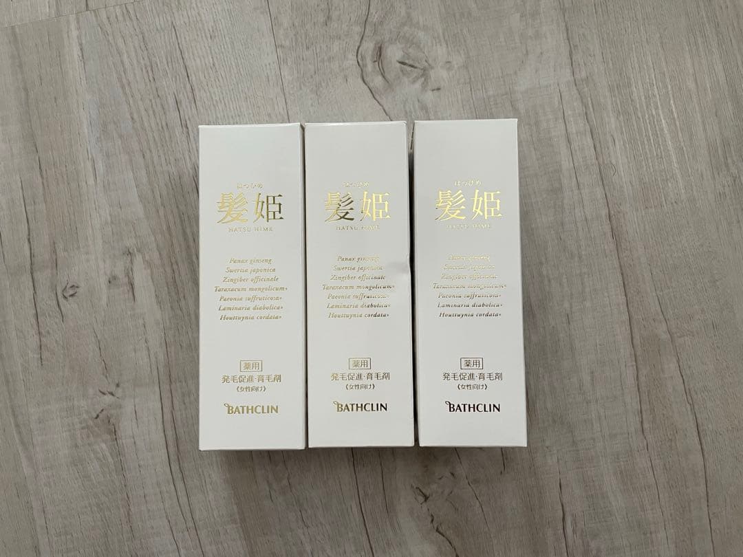 髪姫 EXA 120ml つけかえ用 3本セット