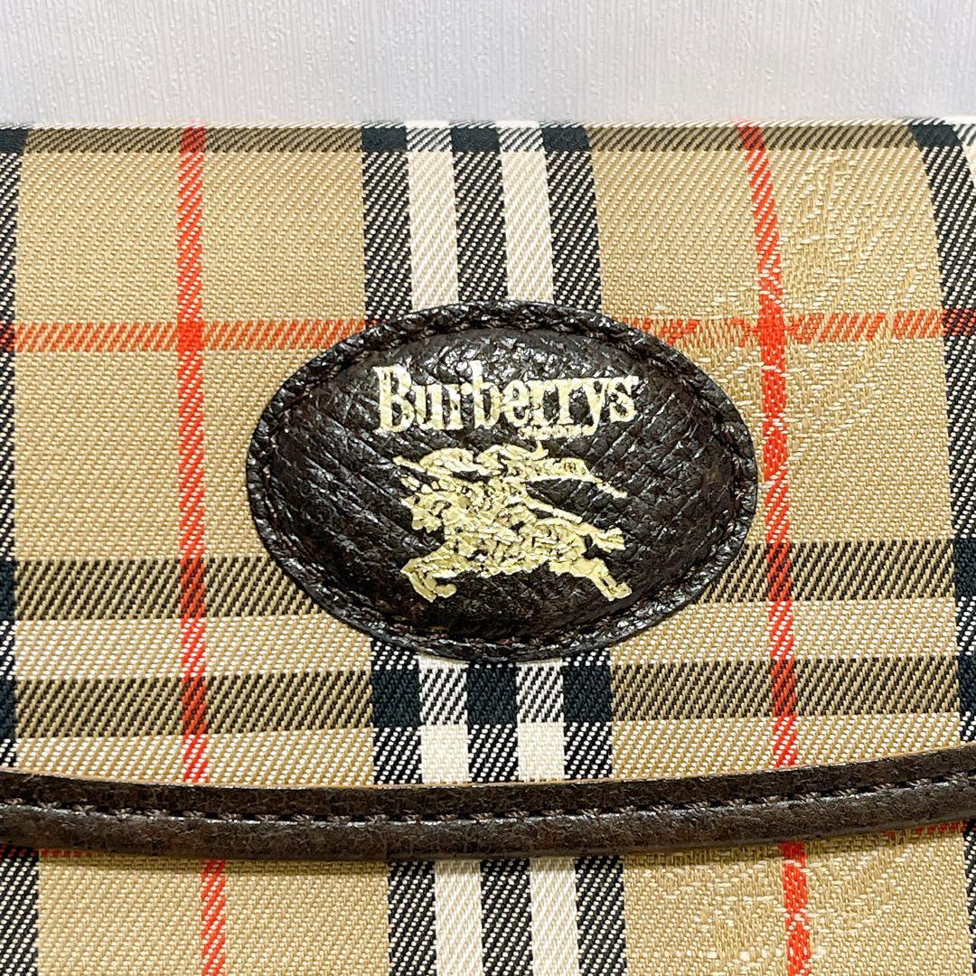 90s Burberry ノバチェック クラッチバッグ ポーチ セカンドバッグ