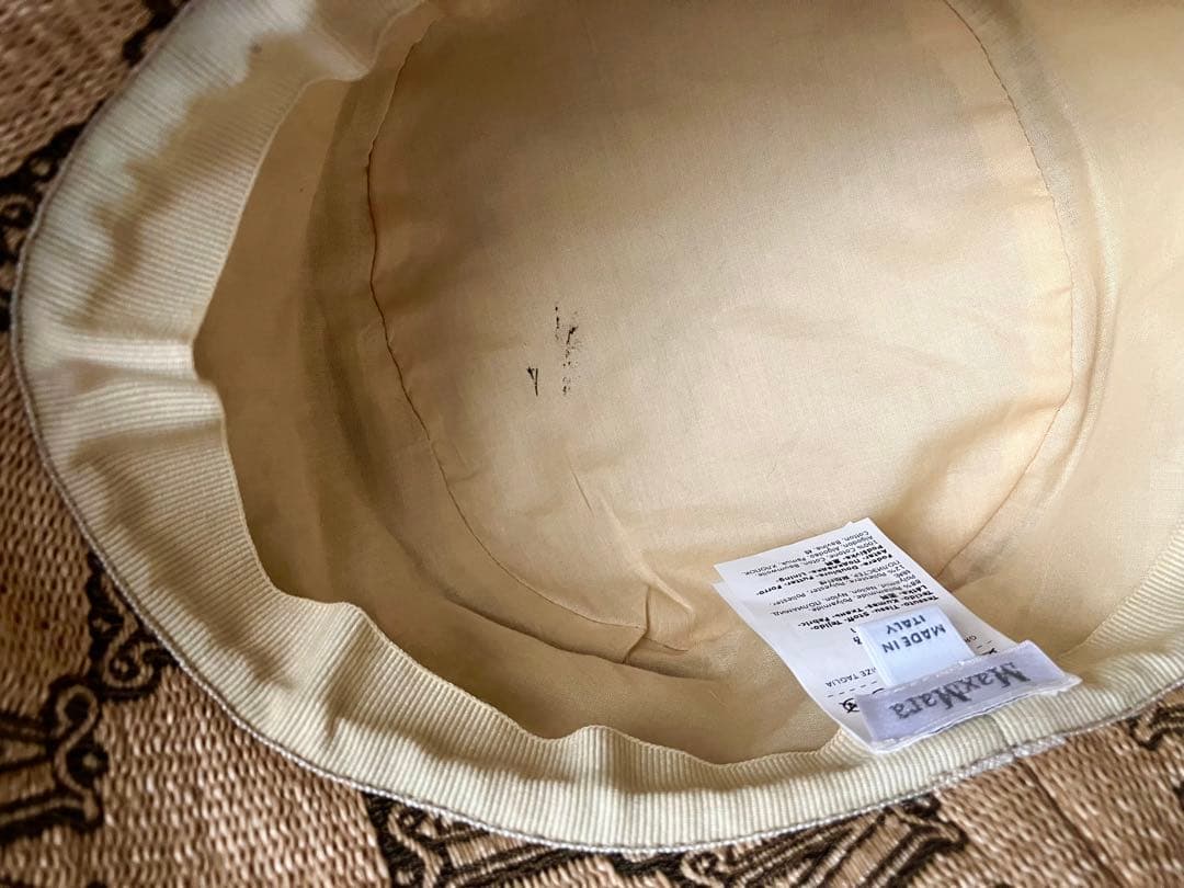 ラフィアバケットハット