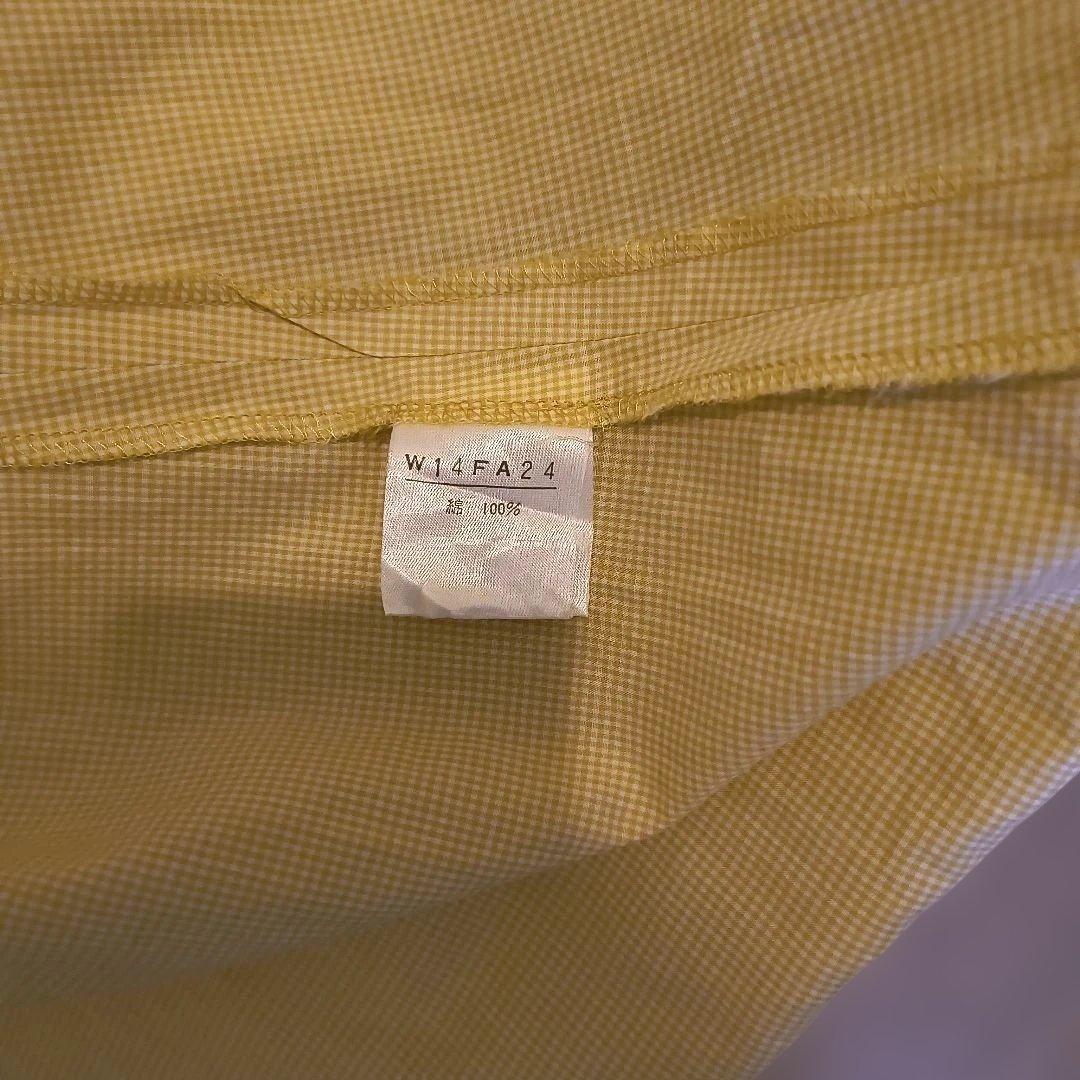 WONDERFUL WORLD 黄色ギンガムチェックロングワンピース（中古品）