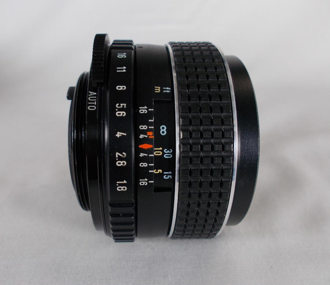 フィルムカメラ 整備済 完動品　Pentax SPF + f/1.8　L219