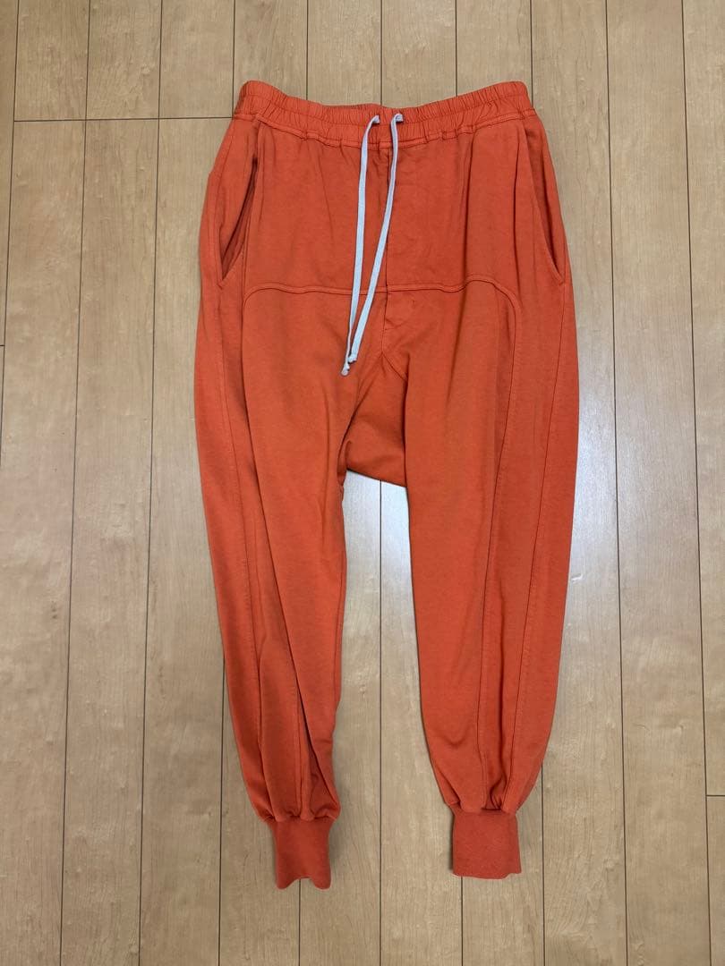 値下げ/Rick Owens DRKSHDW オレンジ　サルエルパンツ S