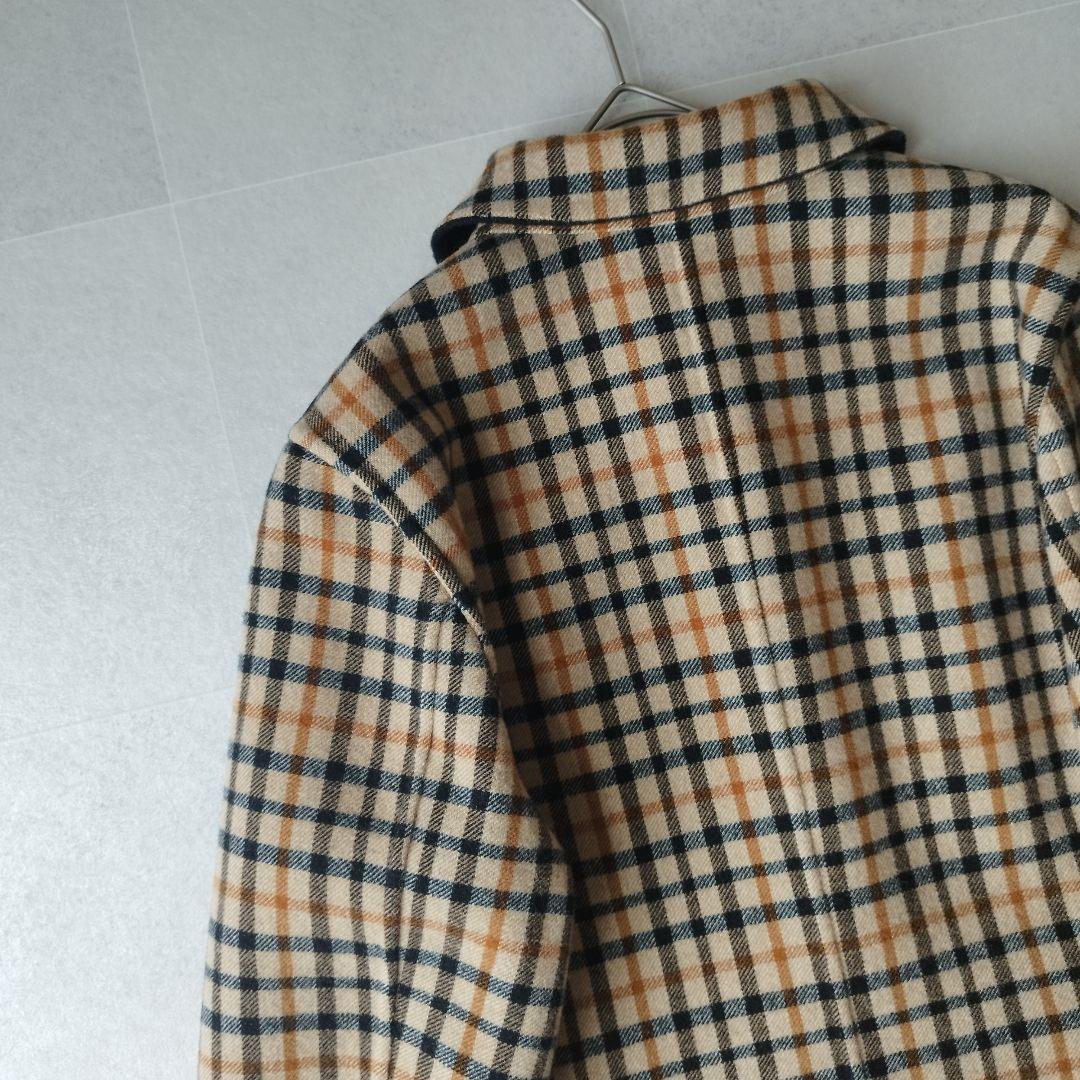 【ダブルフェイス&リバーシブル】DAKS リバーコート ユニセックス ブラック