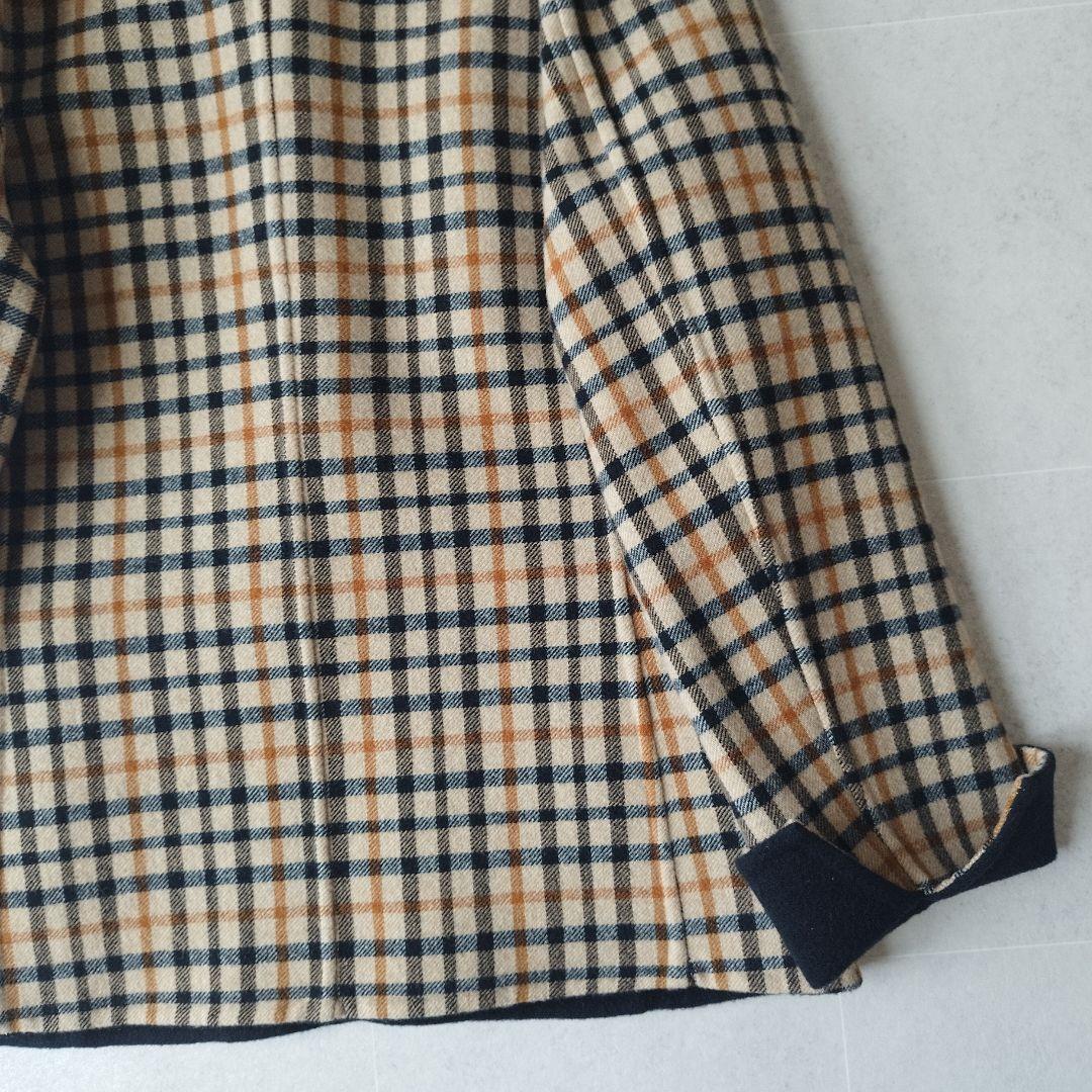 【ダブルフェイス&リバーシブル】DAKS リバーコート ユニセックス ブラック